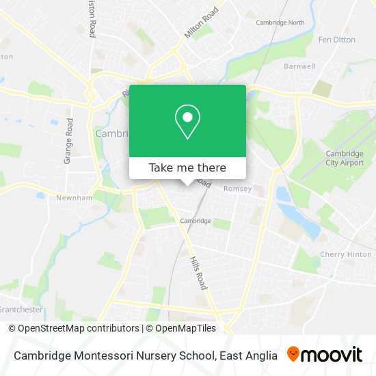 Cambridge Montessori Nursery School map