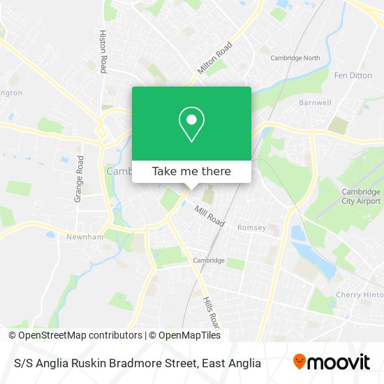 S / S Anglia Ruskin Bradmore Street map