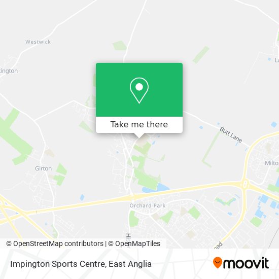 Impington Sports Centre map