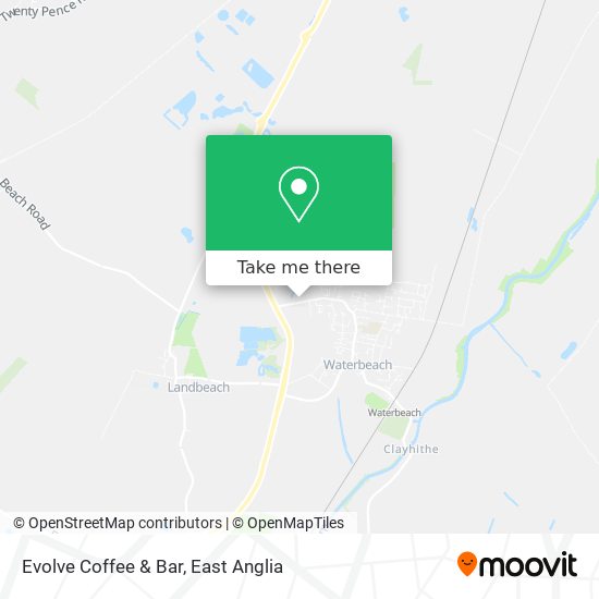 Evolve Coffee & Bar map