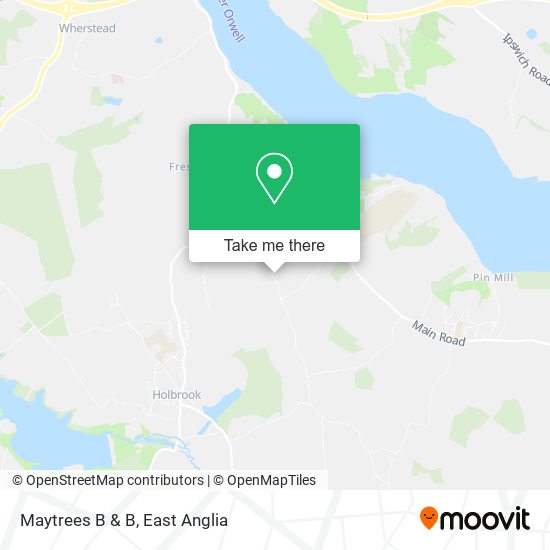 Maytrees B & B map