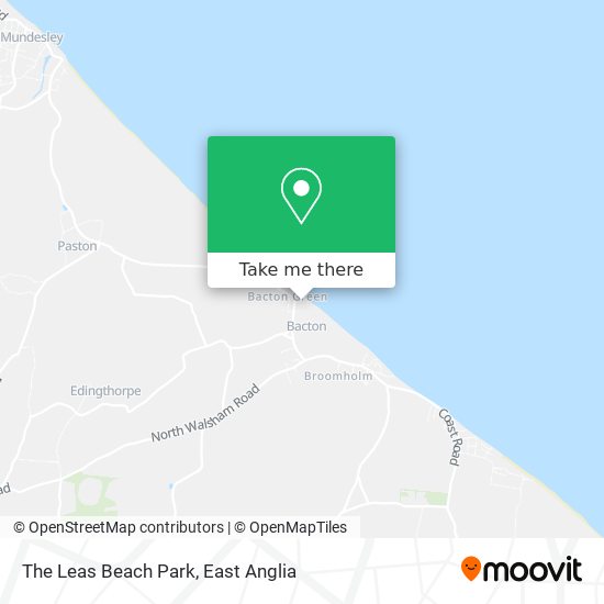 The Leas Beach Park map