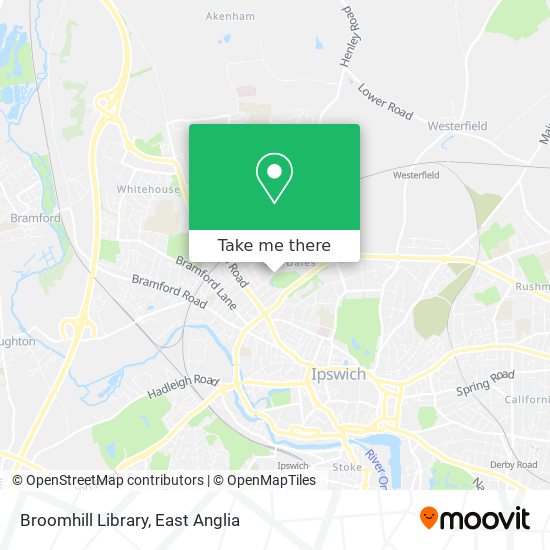 Broomhill Library map