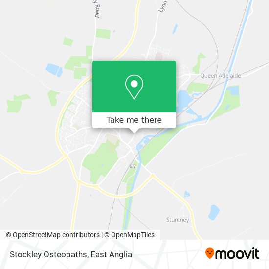Stockley Osteopaths map