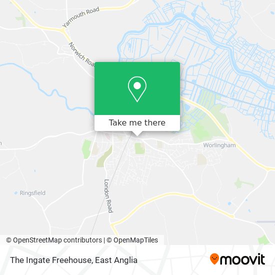 The Ingate Freehouse map