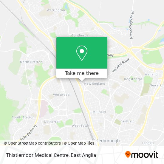 Thistlemoor Medical Centre map