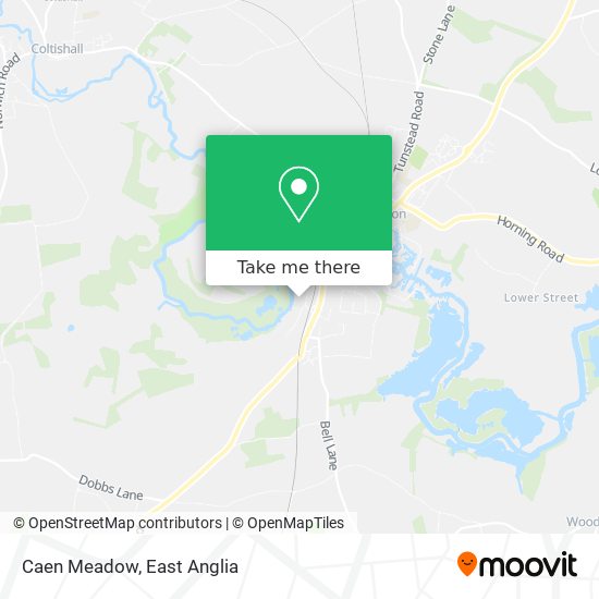 Caen Meadow map
