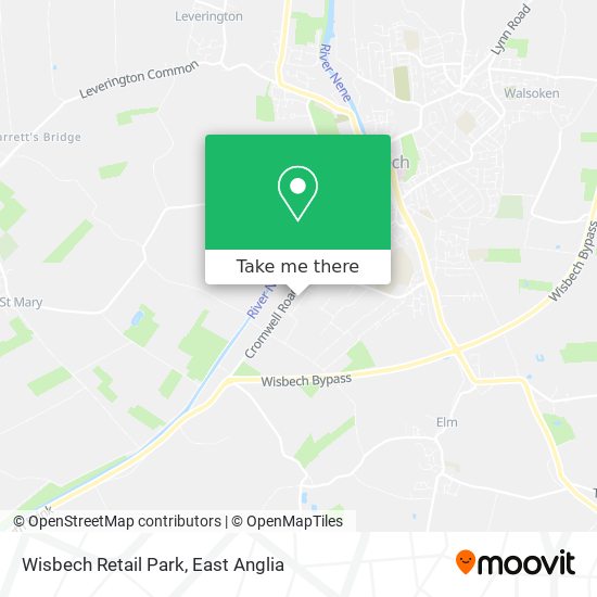 Wisbech Retail Park map