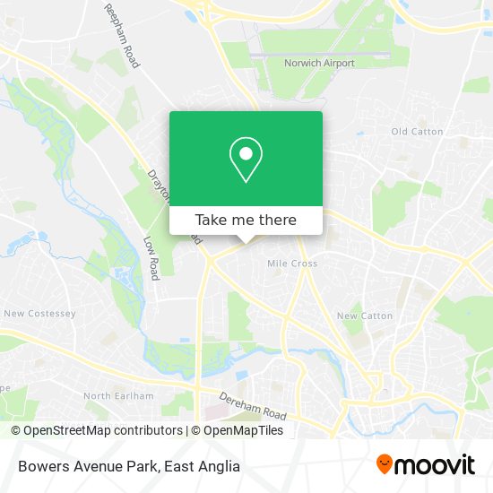 Bowers Avenue Park map