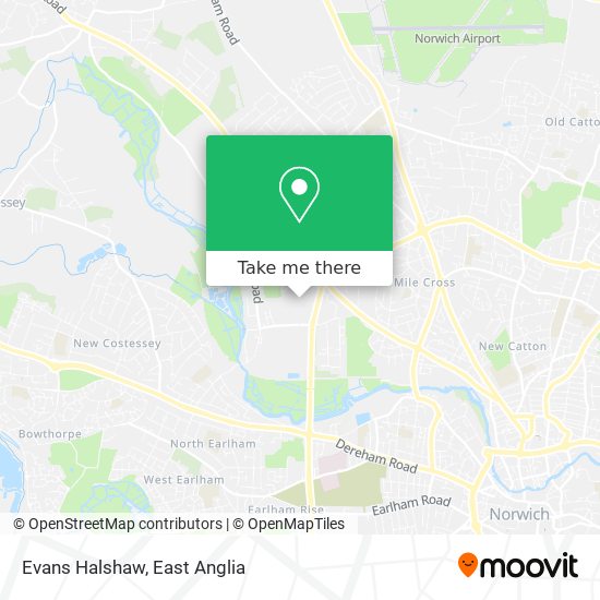 Evans Halshaw map