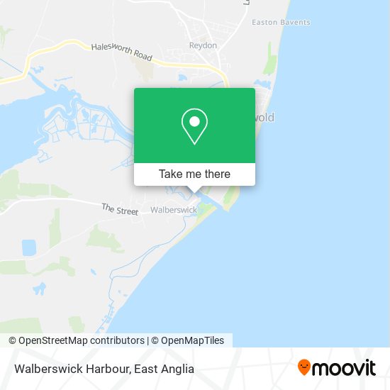 Walberswick Harbour map