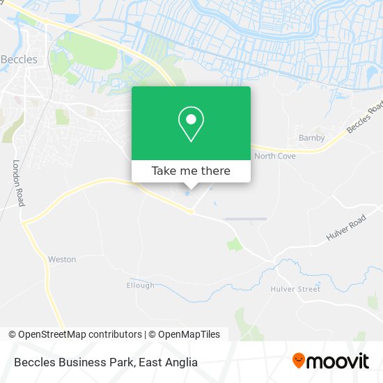 Beccles Business Park map