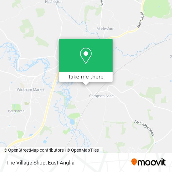 The Village Shop map