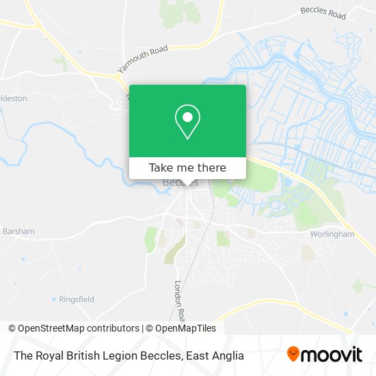 The Royal British Legion Beccles map