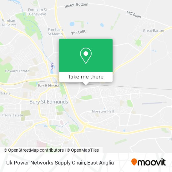 Uk Power Networks Supply Chain map