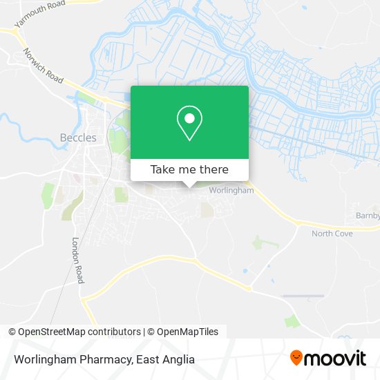 Worlingham Pharmacy map
