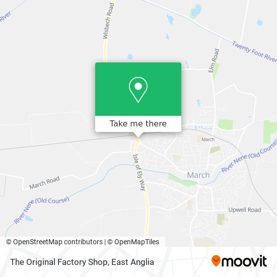 The Original Factory Shop map