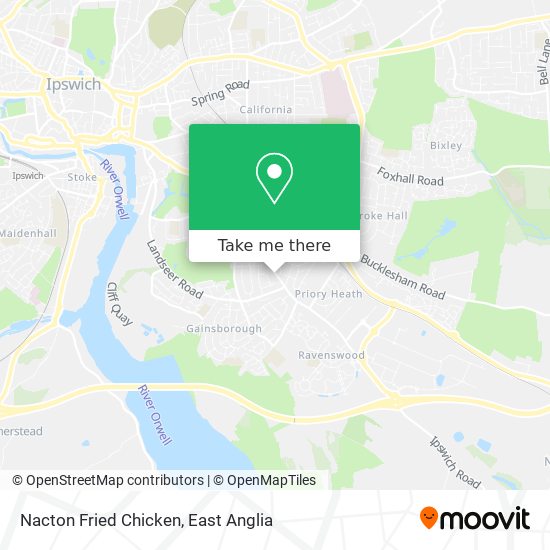 Nacton Fried Chicken map