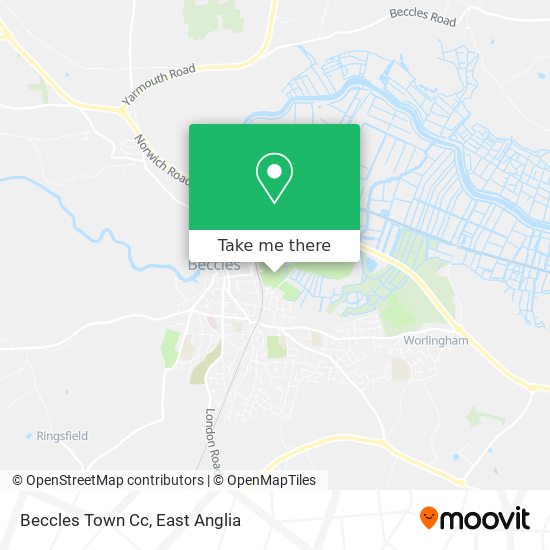 Beccles Town Cc map