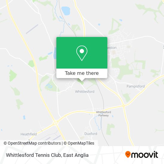 Whittlesford Tennis Club map