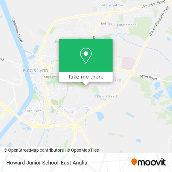 Howard Junior School map