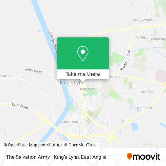 The Salvation Army - King's Lynn map