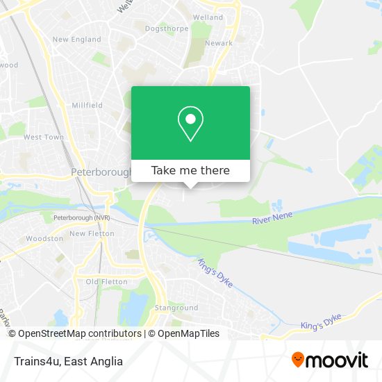 Trains4u map