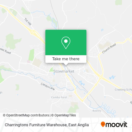 Charringtons Furniture Warehouse map