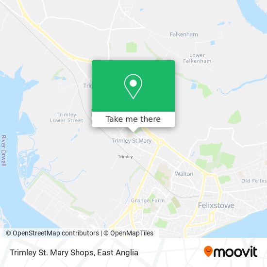 Trimley St. Mary Shops map