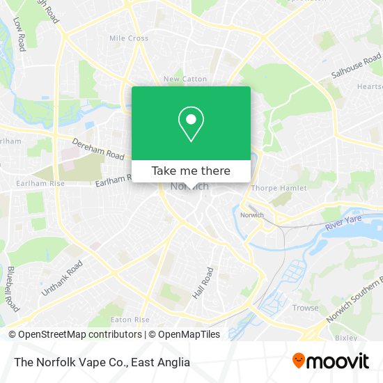 The Norfolk Vape Co. map