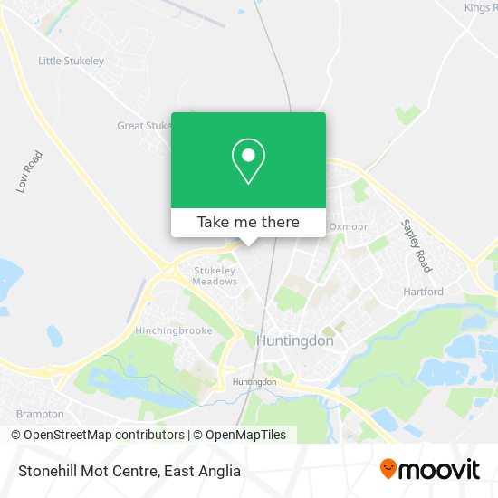 Stonehill Mot Centre map