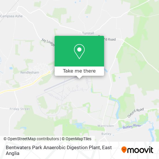 Bentwaters Park Anaerobic Digestion Plant map
