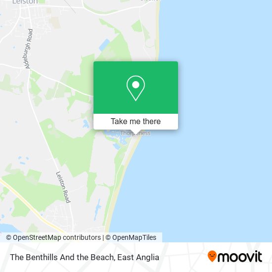 The Benthills And the Beach map