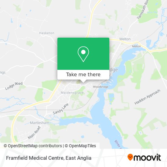 Framfield Medical Centre map