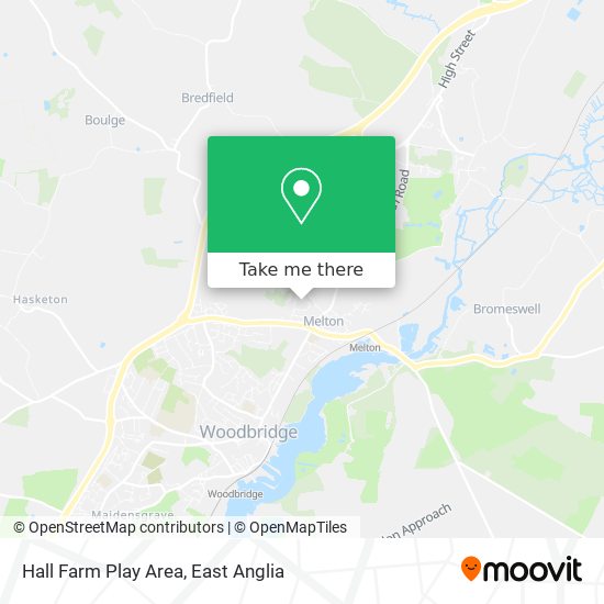 Hall Farm Play Area map