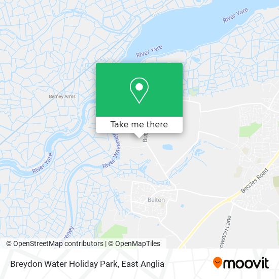 Breydon Water Holiday Park map
