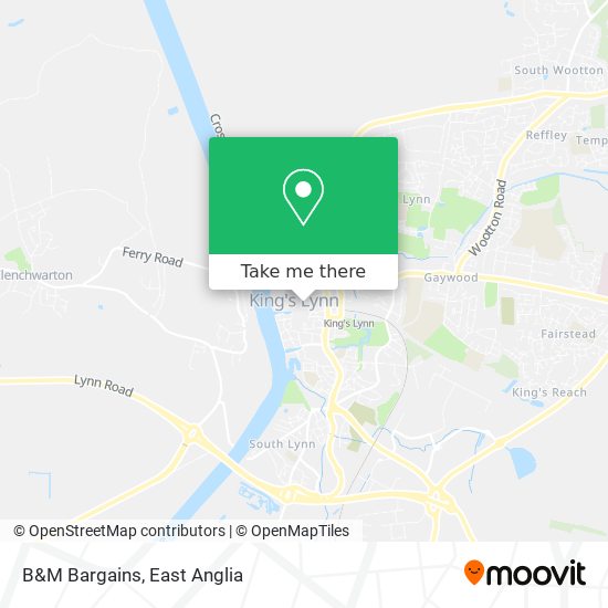 B&M Bargains map