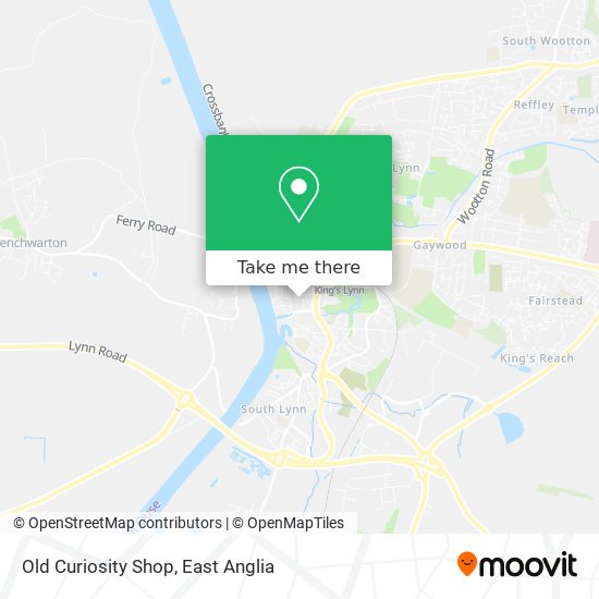 Old Curiosity Shop map