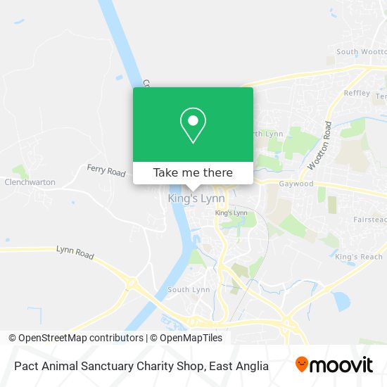 Pact Animal Sanctuary Charity Shop map