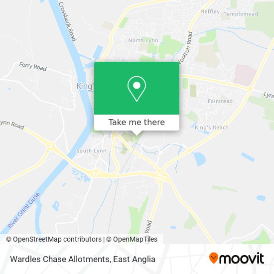Wardles Chase Allotments map