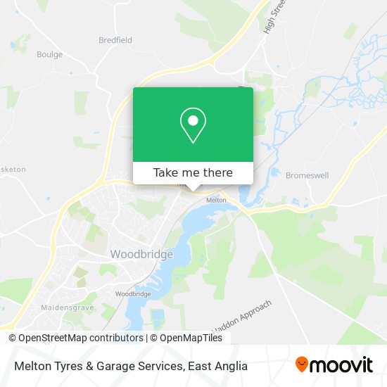 Melton Tyres & Garage Services map