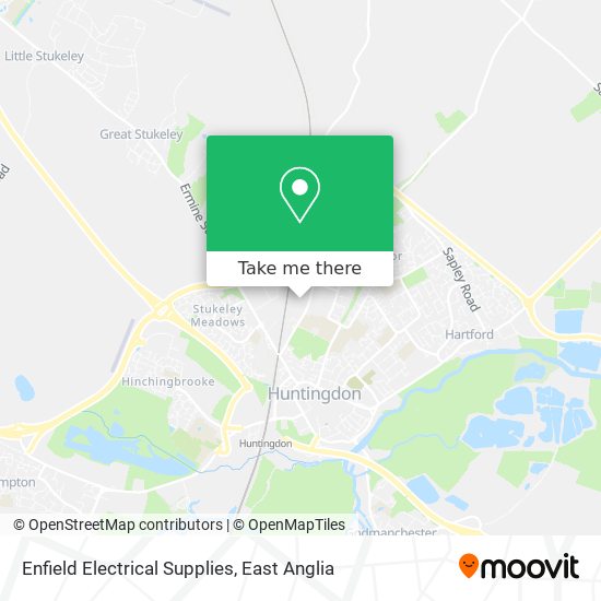 Enfield Electrical Supplies map