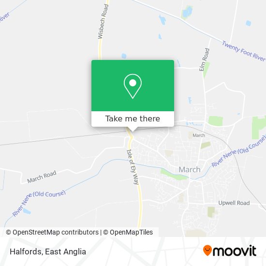 Halfords map