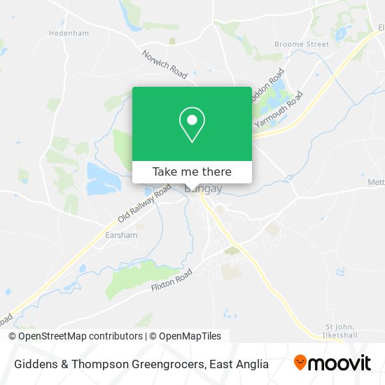 Giddens & Thompson Greengrocers map