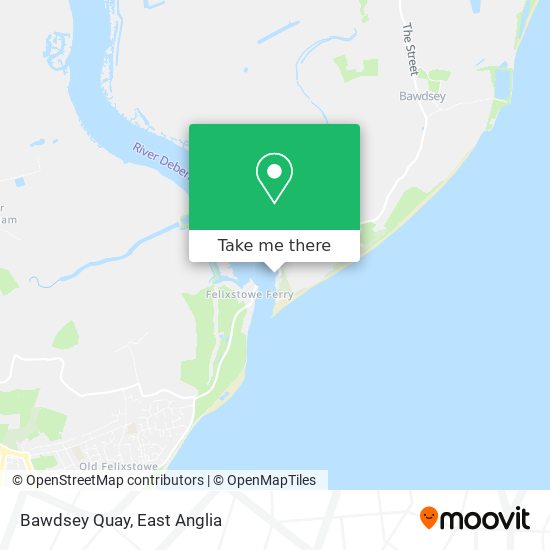 Bawdsey Quay map