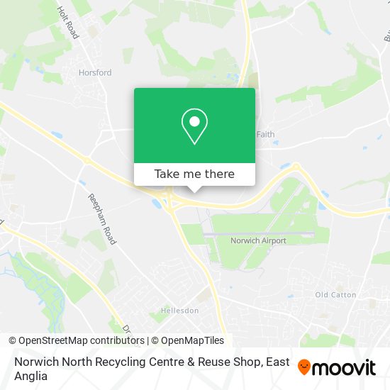 Norwich North Recycling Centre & Reuse Shop map