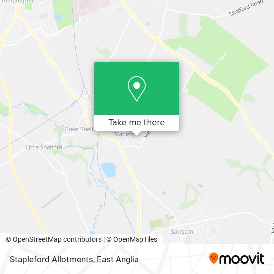 Stapleford Allotments map