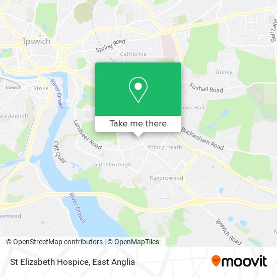 St Elizabeth Hospice map