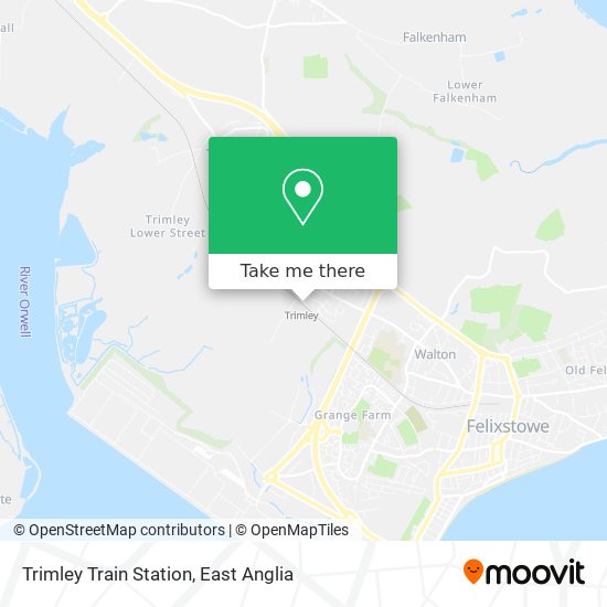 Trimley Train Station map