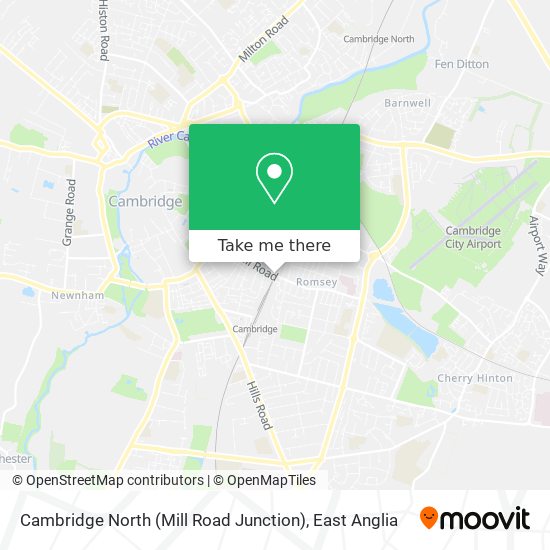 Cambridge North (Mill Road Junction) map